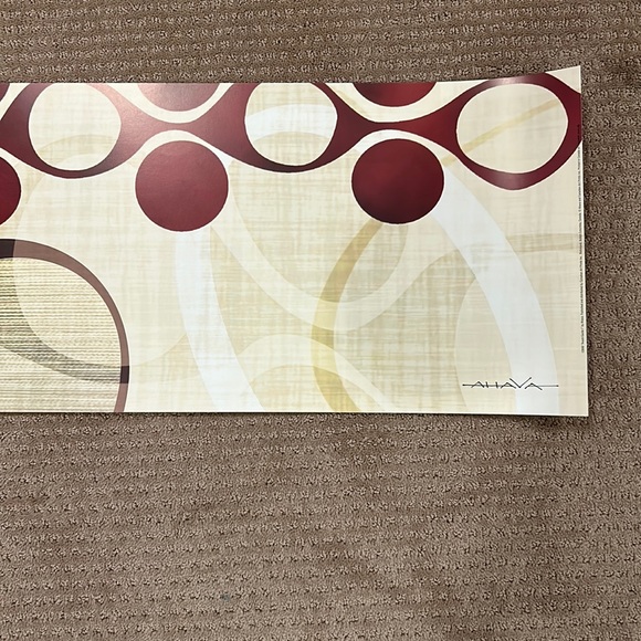 Mid mod Avant- garde ll poster#2 - by AHAVA. Unframed poster 12 x 36 printed - Picture 3 of 7